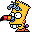 Bart's joke face icon